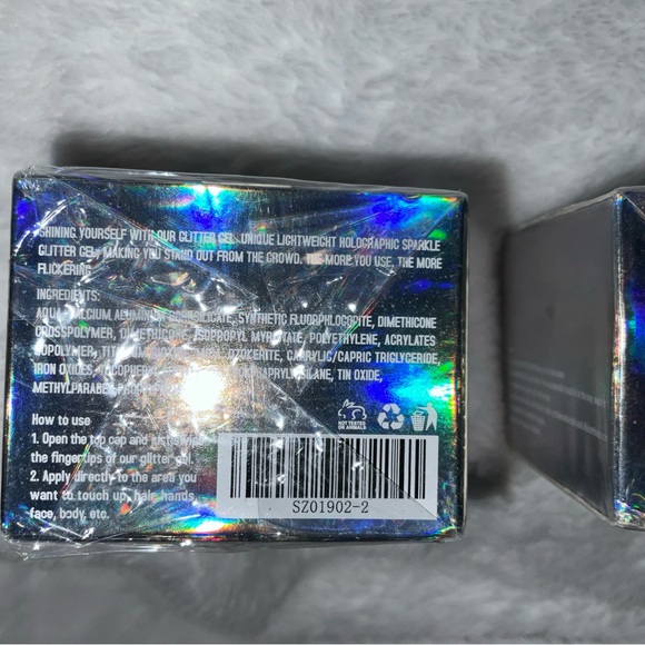 LAKERAIN GLITTER ZONE MULTI USE BODY GLITTER GEL #02 & 03 2 PK SEALED NEW - Picture 11 of 16